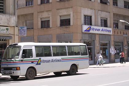 Office of Eritrean Airlines Harnet Avenue Asmara
