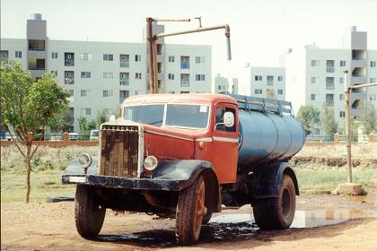 Old Fiat truck near the Sembel Residentional Complex