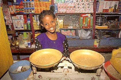 Small grocery shop in Asmara Eritrea
