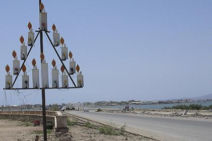 14 candles for 14 years of Liberation - Massawa Eritrea.