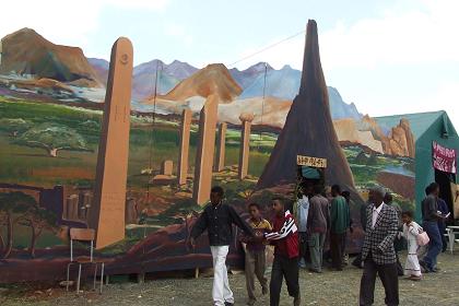 Temporary restaurant - Festival Eritrea 2006 - Expo Asmara Eritrea.